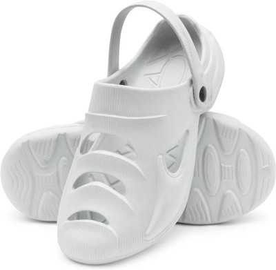 Golf Men Clogs(White , 6)