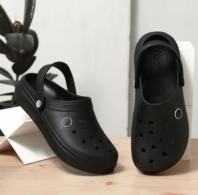 Vintex Men Clogs(Black , 8)