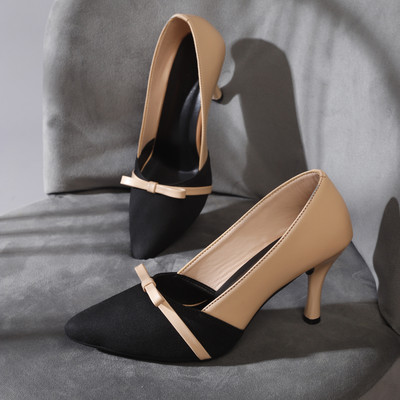 CHEMISTRY Women Heels(Beige , 9)