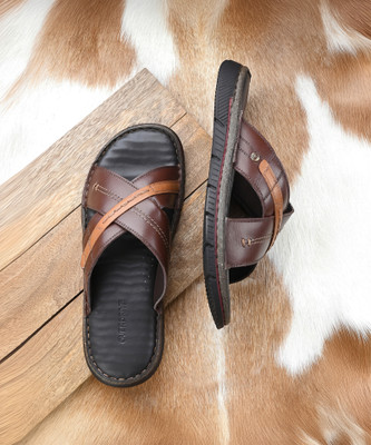 OVERDRIVE Men Sandals(Brown , 7)