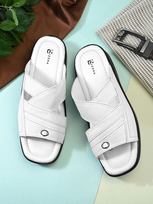 BIZORA Men Casual(White , 10)
