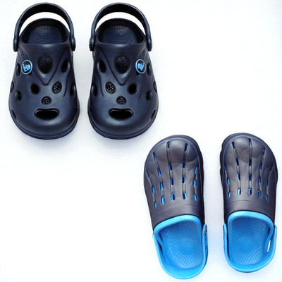 Monrav Men Clogs(Blue, Blue , 10)
