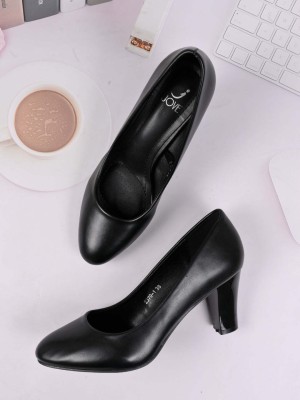 Jove Women Heels(Black , 7)