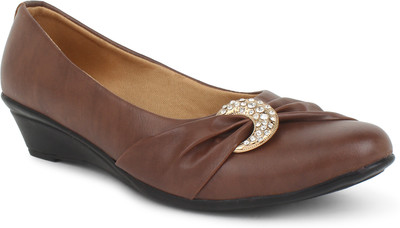 STYLE BUY STYLE Women Bellies(Brown , 9)
