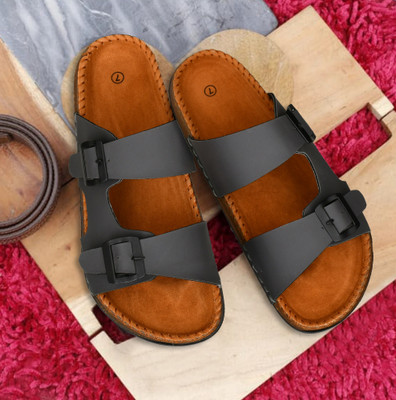 VATELIO Men Sandals(Grey , 8)