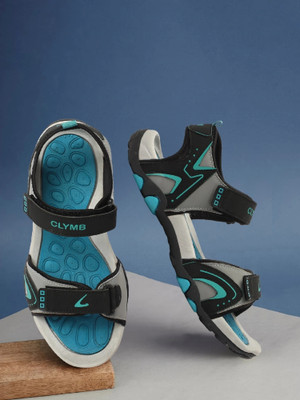 CLYMB Men Sports Sandals(Green , 9)