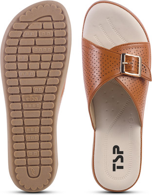 THE STHAPAK BLESS YOUR FEET Women Flats(Tan , 4)