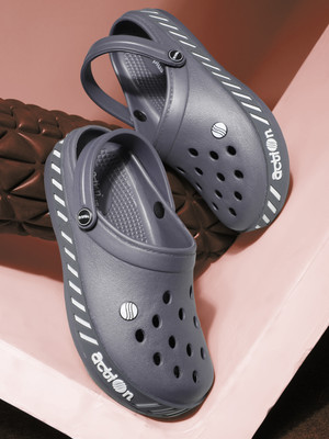 action HRAN-131 Men Clogs(Grey , 7)