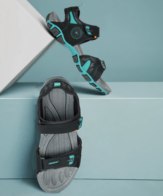 Sparx SS 491 Men Sports Sandals(Black , 8)