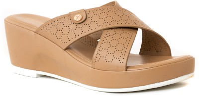 Khadim's Women Wedges(Beige , 8)