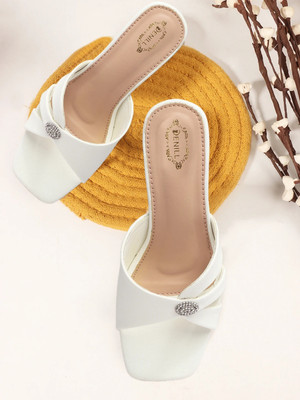 Denill Women Heels(White , 5)