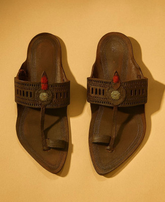 Kolhapuri Men Sandals(Brown , 6)