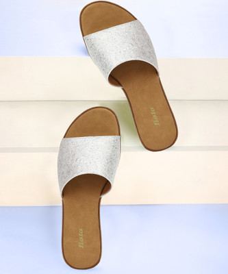 Bata Women Flats(White , 3)