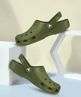 CROCS Classic Men Clogs(Green , 8 UK/India)