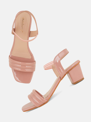 Dressberry Women Heels(Pink , 7)