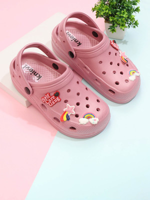 KNIEVL Women Clogs(Pink , 5)