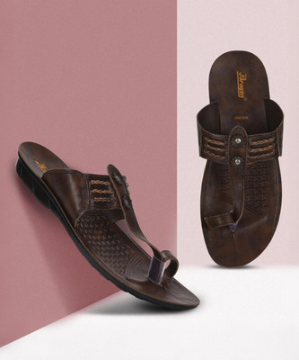 Paragon PUK2230G Slip-on | Comfortable Sole & Durable Men Sandals(Brown , 6)