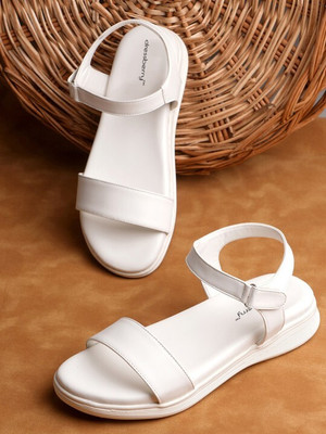 Dressberry Women Flats(White , 6)