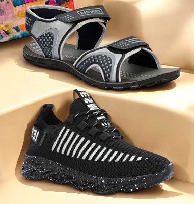 kullegs Men Sandals(Multicolor , 10)