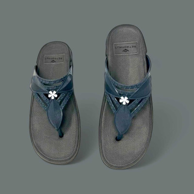 M7 By Metronaut Women Wedges(Grey, Blue , 6)