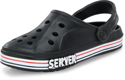 Server Men Clogs(Black , 10)