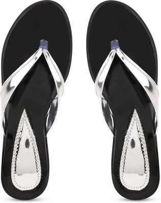 Komfy Women Heels(Silver , 8)