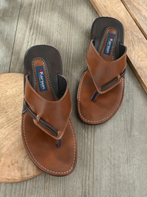 Karsun Men Sandals(Tan , 7)