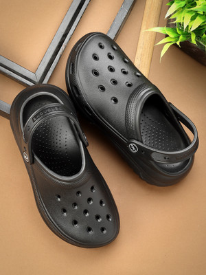 BERSACHE Women Slides(Black , 4)