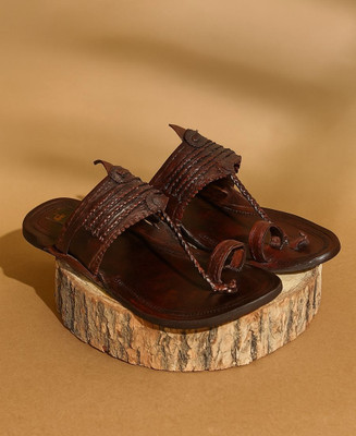 Kolhapuri Men Sandals(Brown , 9)