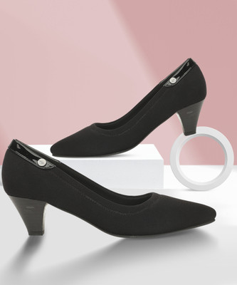 Bata Women Heels(Black , 4)