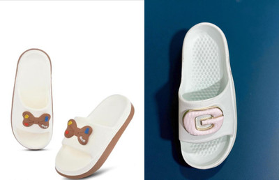 strivox Women Flip Flops(White, Beige , 8)