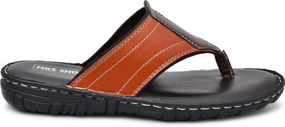 MKS Men Sandals(Tan, Black , 10)