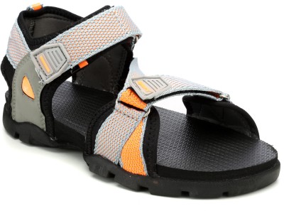 Sparx SS 105 Men Sports Sandals(Grey, Orange , 6 UK/India)