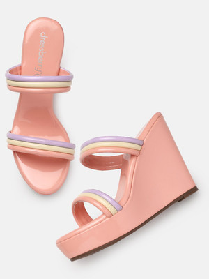 Dressberry Women Heels(Pink , 6)