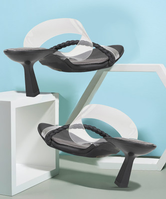 Inc.5 Women Heels(Black , 4)