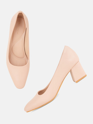 CHEMISTRY Women Heels(Tan , 4)