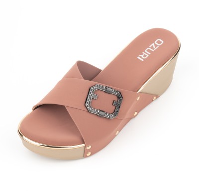 OZURI Women Pink Wedges