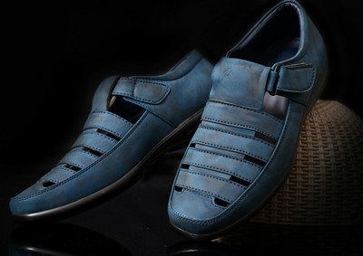 Peclo Men Sandals(Blue , 11)