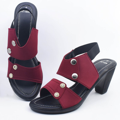 HardForce Women Heels(Red , 5)