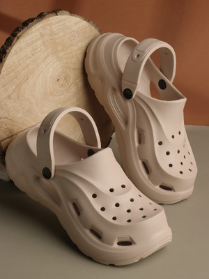 Roadster Women Clogs(Beige , 8)