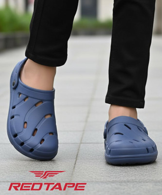 RED TAPE Men Clogs(Navy , 10)