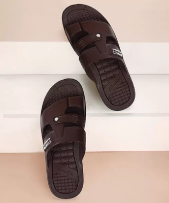 AJANTA Men Flats(Brown , 9)