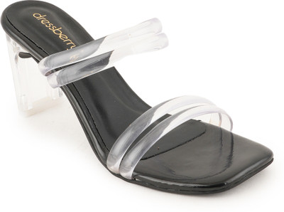 Dressberry Women Heels(Black , 3)
