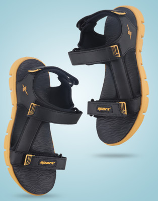 Sparx SS 610 Men Casual(Black, Gold , 8)