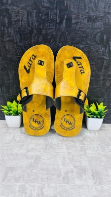 Lara Men Sandals(Yellow , 10)