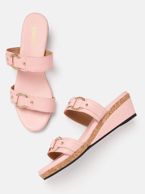 Roadster Women Wedges(Pink , 7)