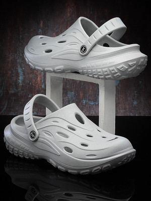 BERSACHE Men Wedges(Grey , 6)