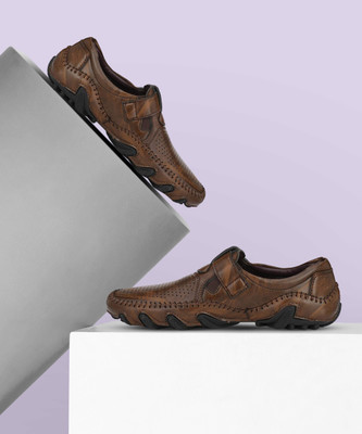 PROVOGUE Men Casual(Brown , 8)