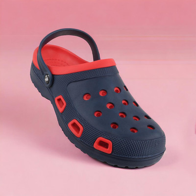 TRZ Men Clogs(Red , 10)