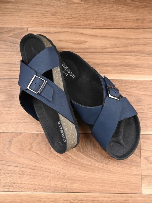 UNDERROUTE Men Sandals(Navy , 7)